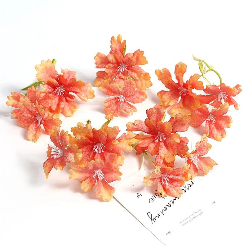 30 Pcs Silk Hydrangea Artificial Flowers for Home Decor and Wedding Bouquet
