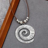 Boho Conch Pendant Ethnic Style Rope Necklace