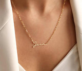 Custom Name Necklace for Women Stainless Steel Personalized Jewelry