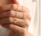 Custom Name Necklace for Women Stainless Steel Personalized Jewelry