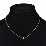 Bohemian Evil Eye Pendant Necklace Stainless Steel Chain