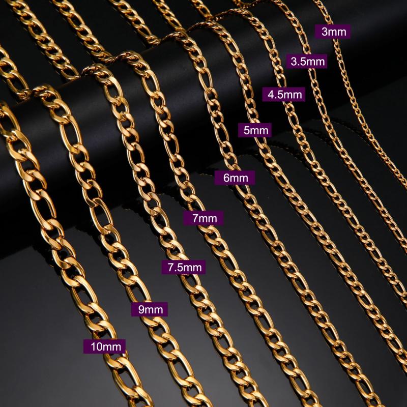 Skyrim Chain Necklace Stainless Steel Basic Punk Long Thick Link Chains Jewelry