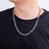 Skyrim Chain Necklace Stainless Steel Basic Punk Long Thick Link Chains Jewelry