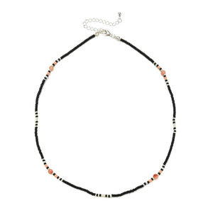 Seed Beads Thin Choker Natural Stone Necklace for Women