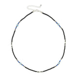 Seed Beads Thin Choker Natural Stone Necklace for Women