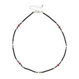 Seed Beads Thin Choker Natural Stone Necklace for Women