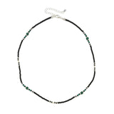 Seed Beads Thin Choker Natural Stone Necklace for Women