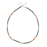 Seed Beads Thin Choker Natural Stone Necklace for Women