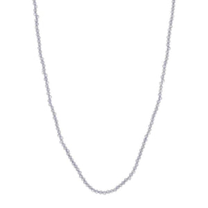 Small Shine Natural Stone Crystal Quartz Zirconia Tourmaline Necklace
