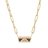Multicolor Eye Colorful Enamel Necklace Evil Eye Charm Chain for Women Girls