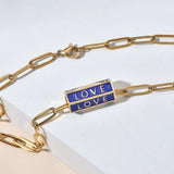 Multicolor Eye Colorful Enamel Necklace Evil Eye Charm Chain for Women Girls