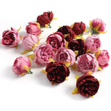 20PCS 5-6CM European Rose Bract Artificial Flower DIY Craft Accessories