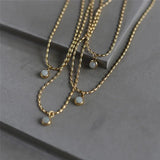 Natural Aventurine Jade Pendant Necklace for Women