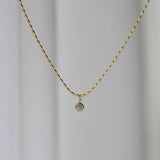 Natural Aventurine Jade Pendant Necklace for Women