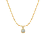 Natural Aventurine Jade Pendant Necklace for Women