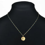 Sun Pendant Stainless Steel Necklace Choker Chain Gift