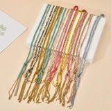 Boho Tassel Necklace Women Collier Statement Collar Bohemian Summer Jewelry
