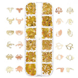 12 Constellation Rivet Hollow Patch Sequin DIY Epoxy Resin