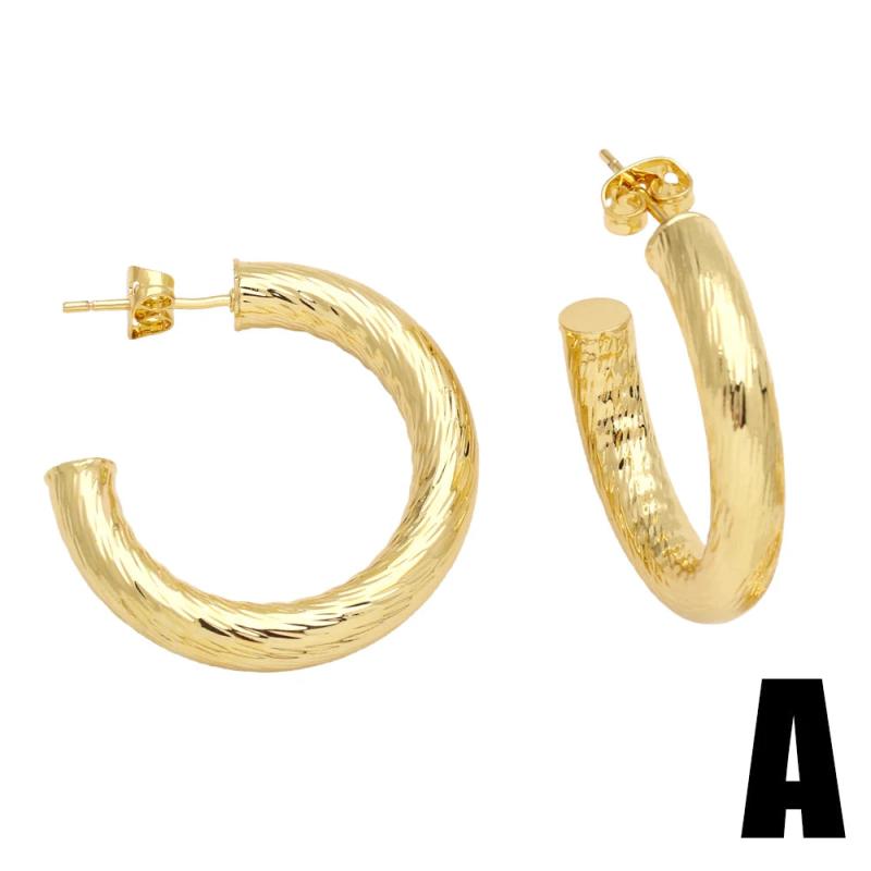 Polish Plated Hoops Earrings for Women