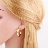 Polish Plated Hoops Earrings for Women
