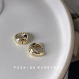 Smooth Plated 14K Earrings X-299