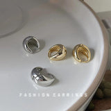 Smooth Plated 14K Earrings X-299