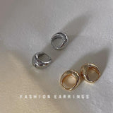 Smooth Plated 14K Earrings X-299