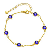 Purple Zircon Bracelet Plated 18K Minimalist Jewelry for Women