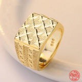 Adjustable 24K Ring for Women & Men, Engagement Party Wedding Jewelry