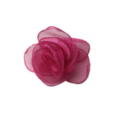 10Pcs 4.5cm Braised Edge Rose Snow Gauze 3D Camellia DIY Wedding Party Decor