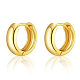Twisted Stud Earrings 18K Plated Women Accessories Gift Bijoux Ete