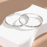 Senlissi - 925 Silver Plated Rose Drop Earrings For Women
