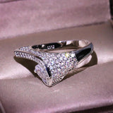 14K Natural AAA Diamond Gemstone Wedding Band Ring Unisex