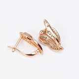 Zircon Hoop Earrings 18k CZ