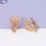 Zircon Hoop Earrings 18k CZ