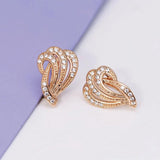 Zircon Hoop Earrings 18k CZ