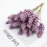6-Pack Lavender Artificial Flower Bouquet Home Wedding Decor