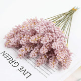 6-Pack Lavender Artificial Flower Bouquet Home Wedding Decor