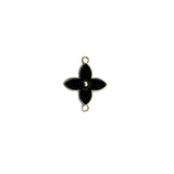 K Drop Alloy Necklace Small Pendant Double Hanging Leaf DIY Jewelry Earrings