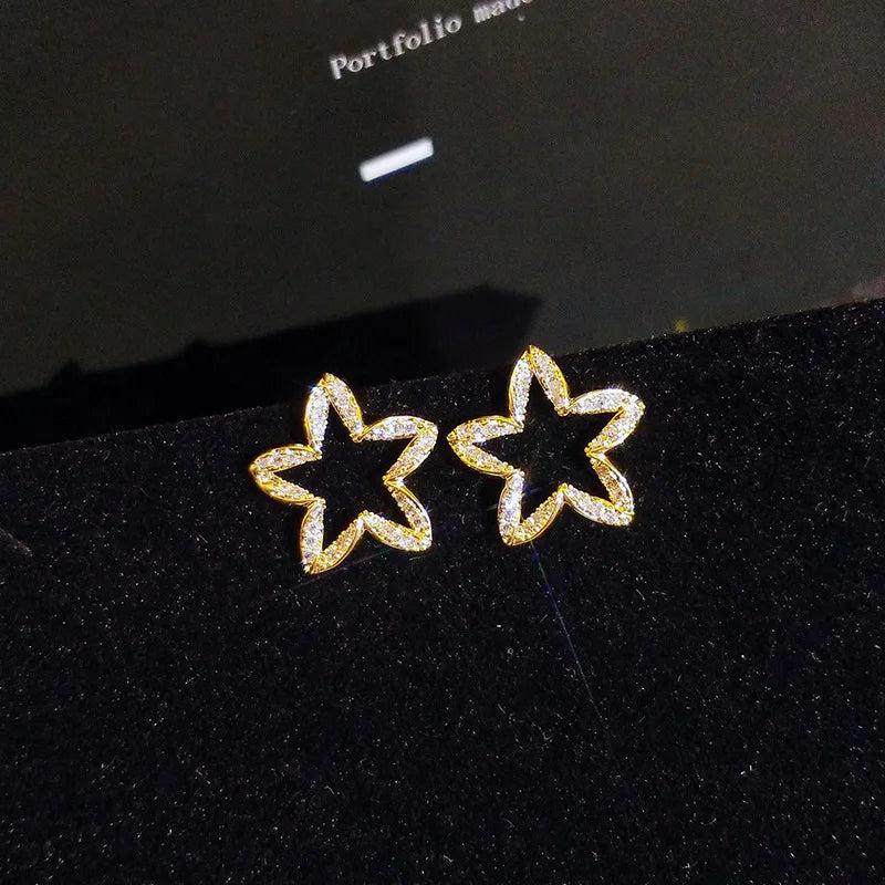 Vintage Crystal Ear Cuffs for Women's Party
