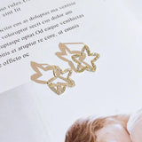 Vintage Crystal Ear Cuffs for Women's Party