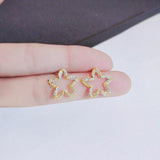 Vintage Crystal Ear Cuffs for Women's Party