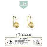 925 Sterling Silver Jade Clip DIY Earring Jewelry K-gold Plated Pendant Buckle