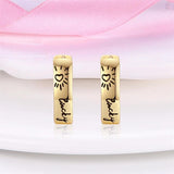 925 Silver Charm Earrings CZ Engagement Jewelry Gift
