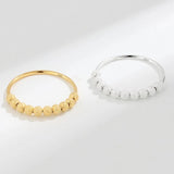 925 Silver Fidget Beads Ring Anti Stress Spiral Anxiety Jewelry
