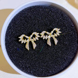 18K Rhinestone Ear Clip Fine Jewelry for Women