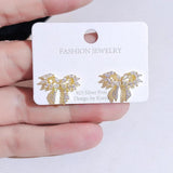 18K Rhinestone Ear Clip Fine Jewelry for Women