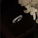 925 Silver Lace Ring For Women Jewelry Open Adjustable Wedding Party Gift