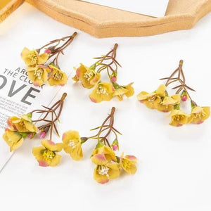 3.5cm Mini Silk Rose Flower Heads Artificial Flowers Bouquet Wedding Home Decor