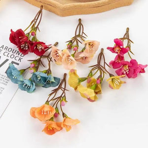 3.5cm Mini Silk Rose Flower Heads Artificial Flowers Bouquet Wedding Home Decor